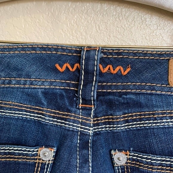 Seven 7  blue jeans  women denim jeans bootcut blue size 27 - Picture 7 of 10